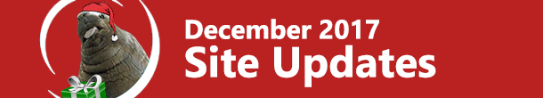 December 2017 Site Updates